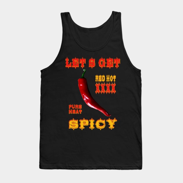Hot Chili Spicy Food Expert Tank Top by PlanetMonkey